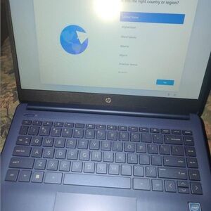 HP Blue Laptop